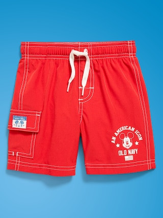 Old Navy x Disney Mickey Mouse Swim Trunks for Toddler Boys | Old Navy (US)