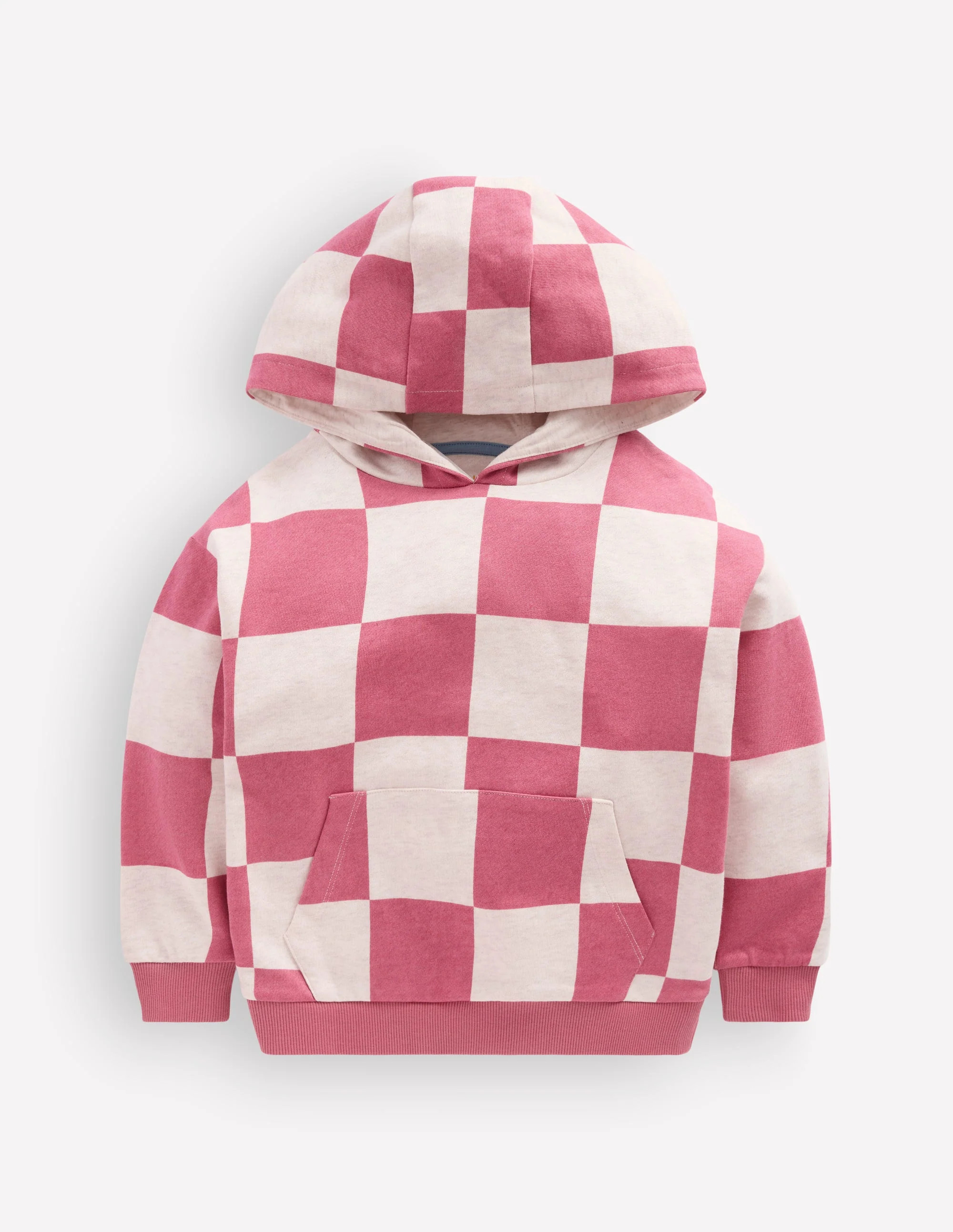 Fun Print Hoody-Pink Checkerboard | Boden (US)