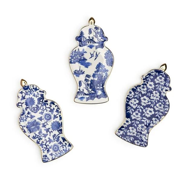 Two's Company Ginger Jar Trinket Tray Assorted of 3 Designs | Walmart (US)
