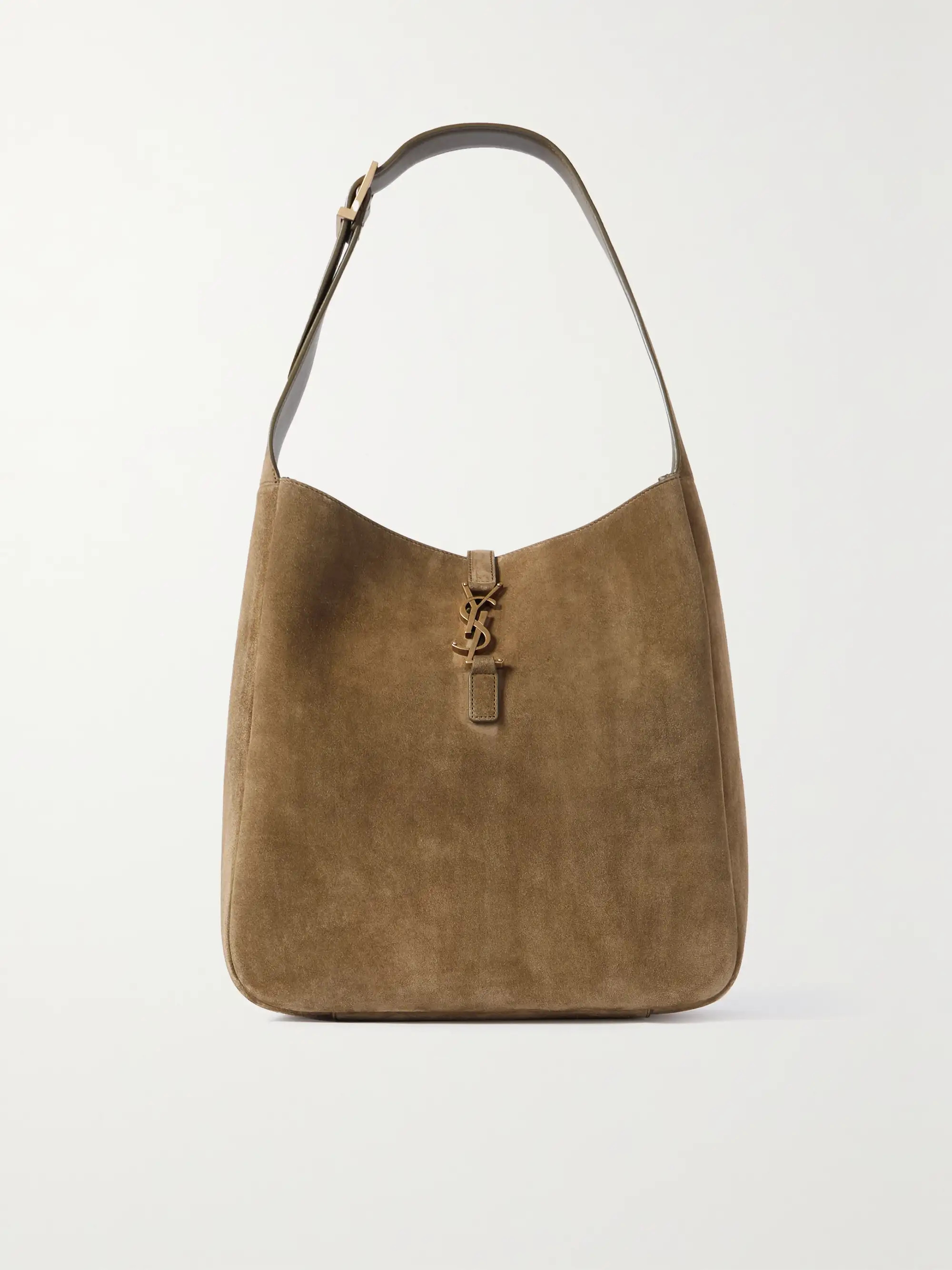 SAINT LAURENTLe 5 à 7 Supple large suede shoulder bag | NET-A-PORTER (US)