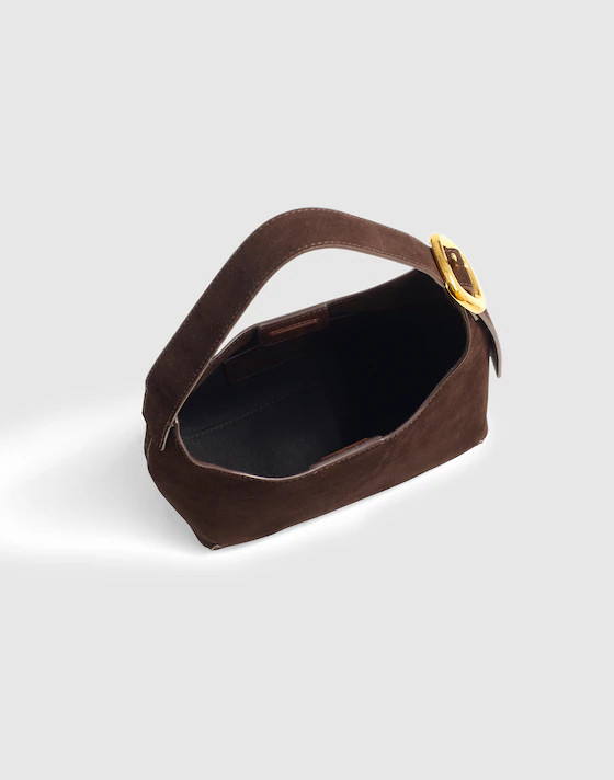 The Sculptural-Buckle Shoulder Bag | Madewell