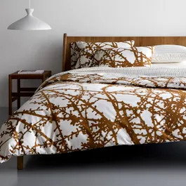 Larch Ginger Duvet Cover | Unison