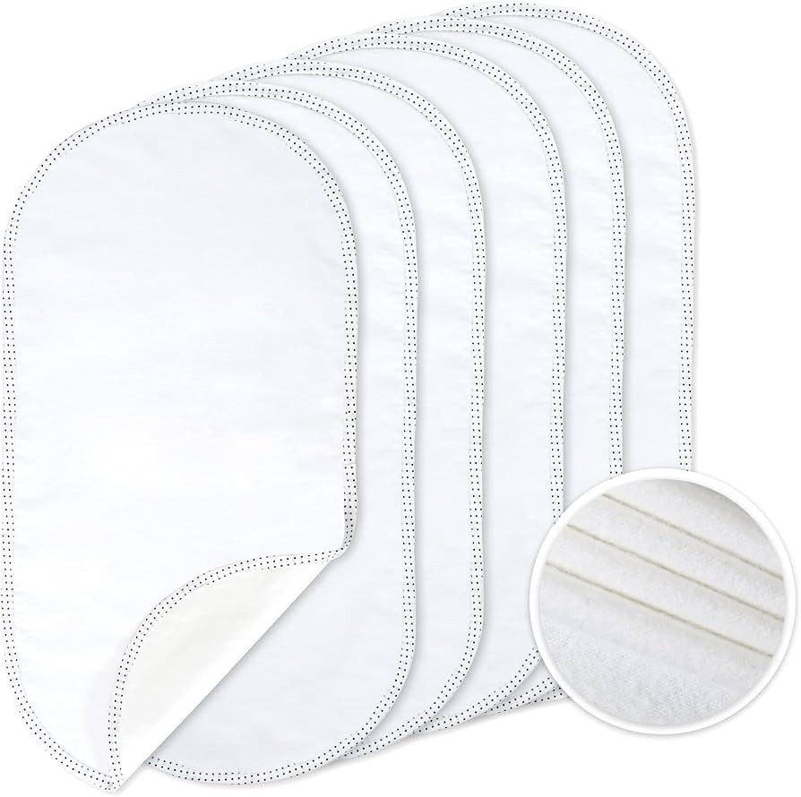 TILLYOU Changing Pad Liners 6PK - Waterproof Flannel Cotton, 27" x 13" - Perfect for Baby Diaper ... | Amazon (US)