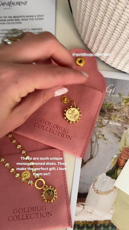 Monogram disks for necklaces! Such a beautiful gift idea ✨ #monogrammeddisk #golddisk 

#LTKFindsUnder100 #LTKGiftGuide #LTKParties