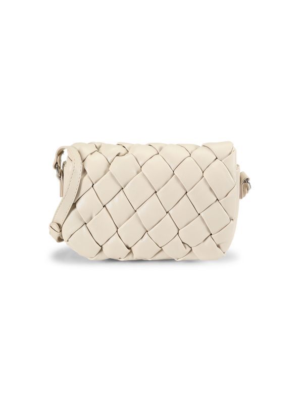 ​Puffy Woven Faux-Leather Crossbody Bag | Saks Fifth Avenue OFF 5TH