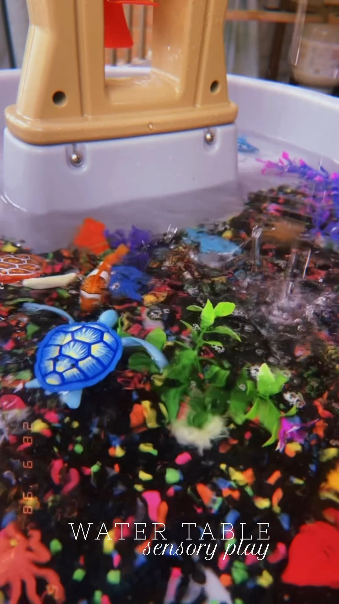 I can count on one hand the activities that held my kiddos attention for longer than 5 minutes 😂 This one captivated him!! 🫶🏼🖤

Sensory Play | Water Table | Toddler Activities 

#LTKKids #LTKFamily