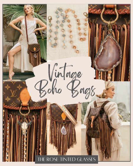 Vintage Boho Bags is live in the LTK Fall Sale! 

Fringe bag | Louis Vuitton | cross body | back pack | bag charms | bag accessories 

#LTKitbag #LTKsalealert #LTKSale