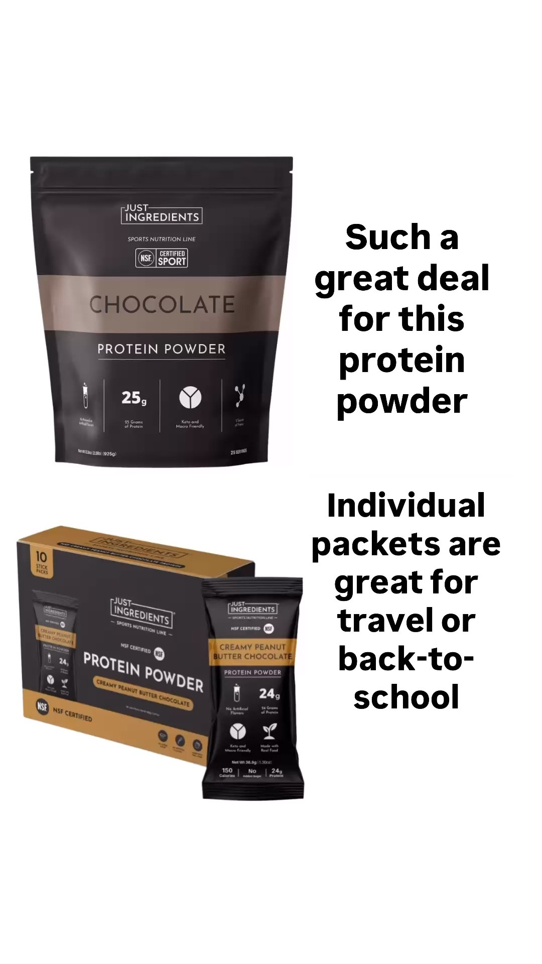 This is Jen on my teams’ favorite protein powder and it’s on a great sale right now. Even better, just add it to your Target pick-up order and you don’t even have to get out of your car!

#LTKSaleAlert