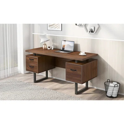 Versatile Workspace Mdf Wood Look Modern Design For Home And Office | Wayfair North America