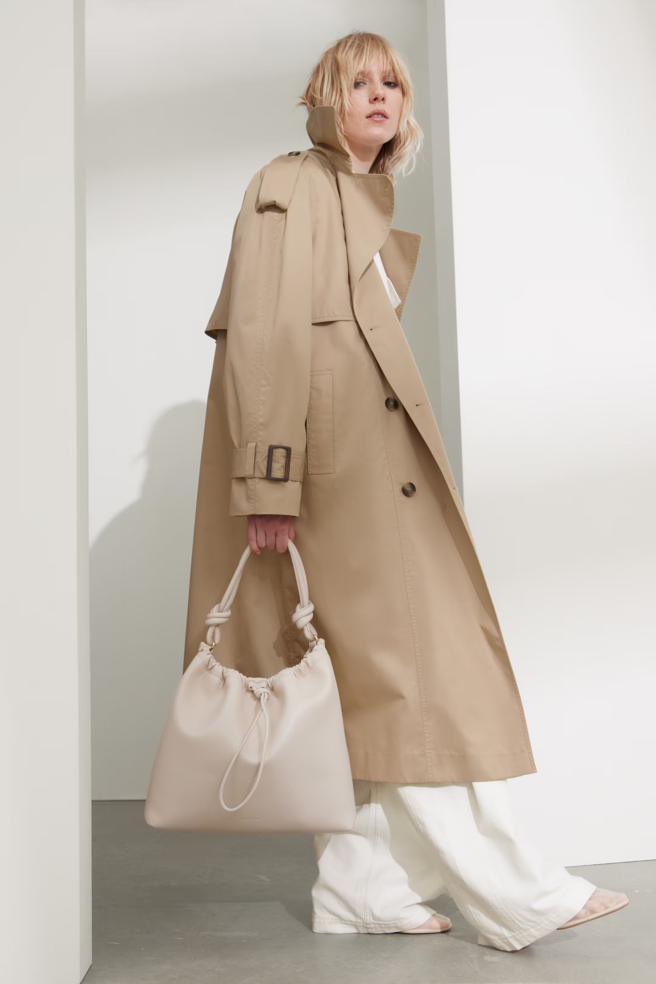 Buckle-Belt Trench Coat | H&M (UK, MY, IN, SG, PH, TW, HK)