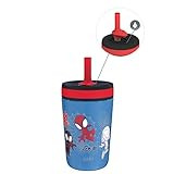 Zak Designs Marvel Spider-Man Kelso Toddler Cups For Travel or At Home, 12oz Vacuum Insulated Stainl | Amazon (US)