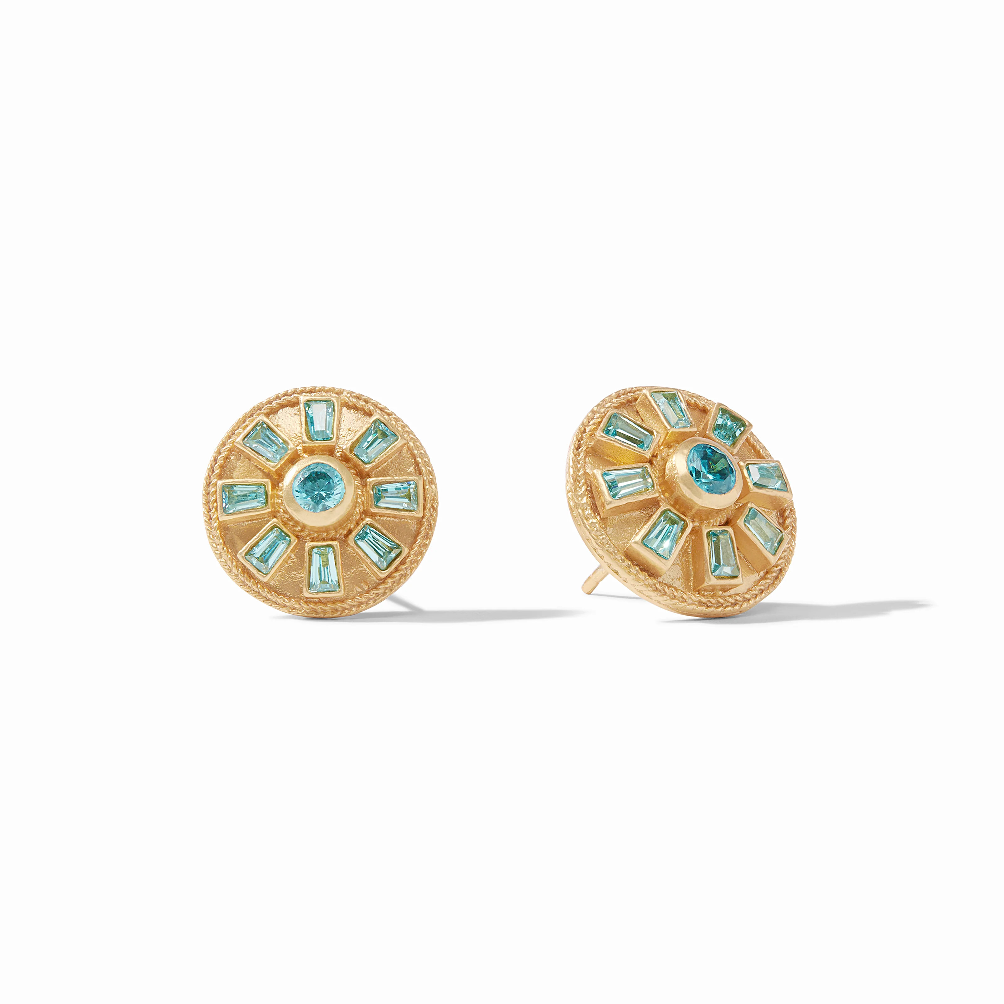 Aurora Stud - Gold CZ Earrings | Julie Vos | Julie Vos