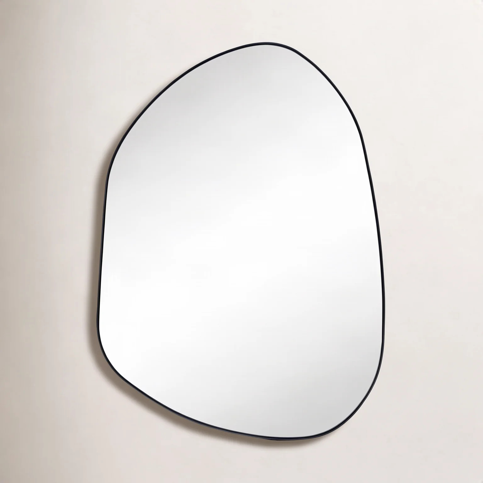 Bertlinde asymmetrical wall mirror irregular shaped mirror for living room, bathroom or entry | Wayfair North America