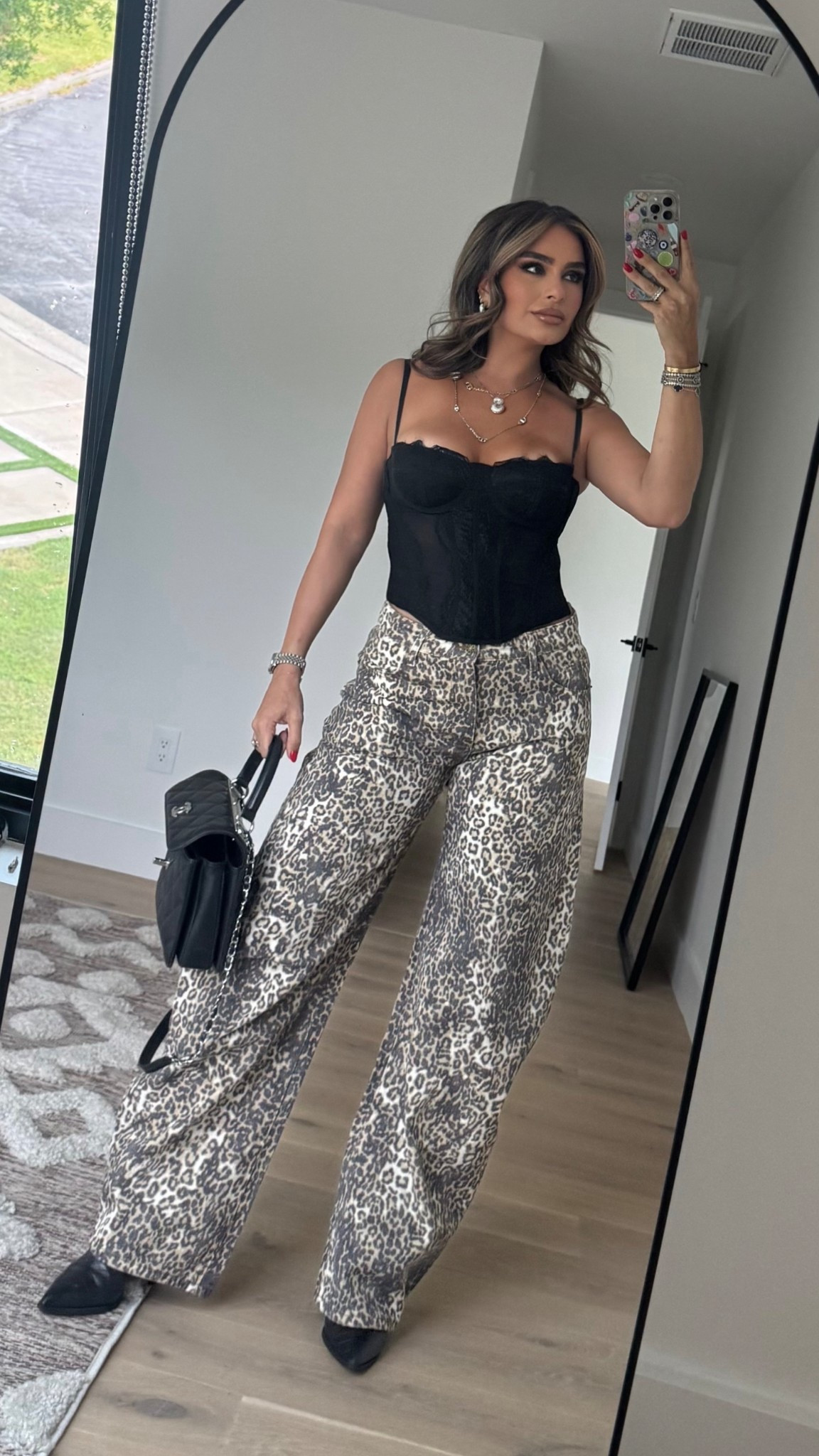 Leopard barrel jeans concert OOTD 

#LTKStyleTip #LTKShoeCrush #LTKParties