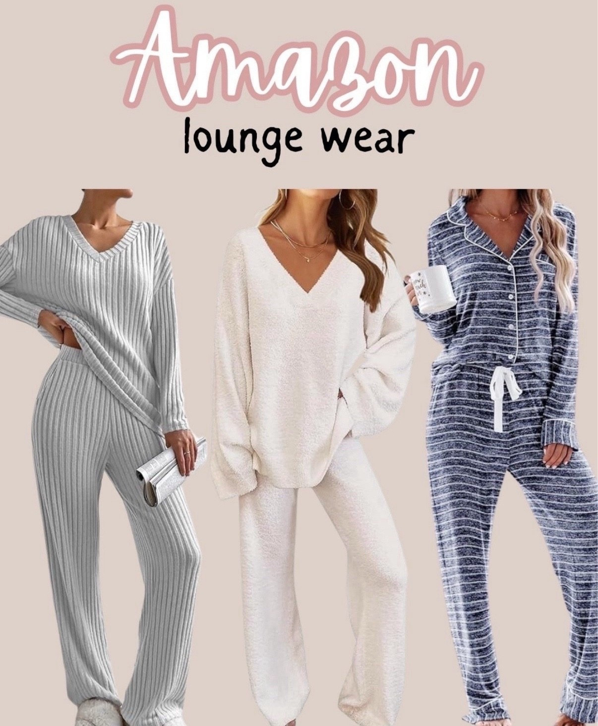 Loungewear sets from Amazon prime 

Amazon, lounge wear, lounge shorts, lounge pants, pajama set, fall loungewear, travel outfit, fall lounge sets, fall fashion, postpartum loungewear, matching set, Amazon fashion, Amazon maternity, Amazon postpartum
#amazon #lounge #loungeset

#LTKautumn #LTKFindsUnder50

#LTKSeasonal #LTKmomlife #LTKTravel