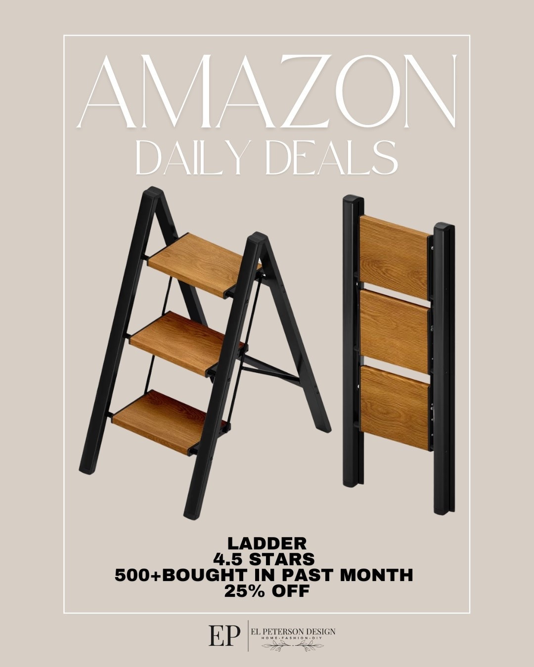 Amazon daily deals 
Ladder

#LTKHome #LTKSaleAlert