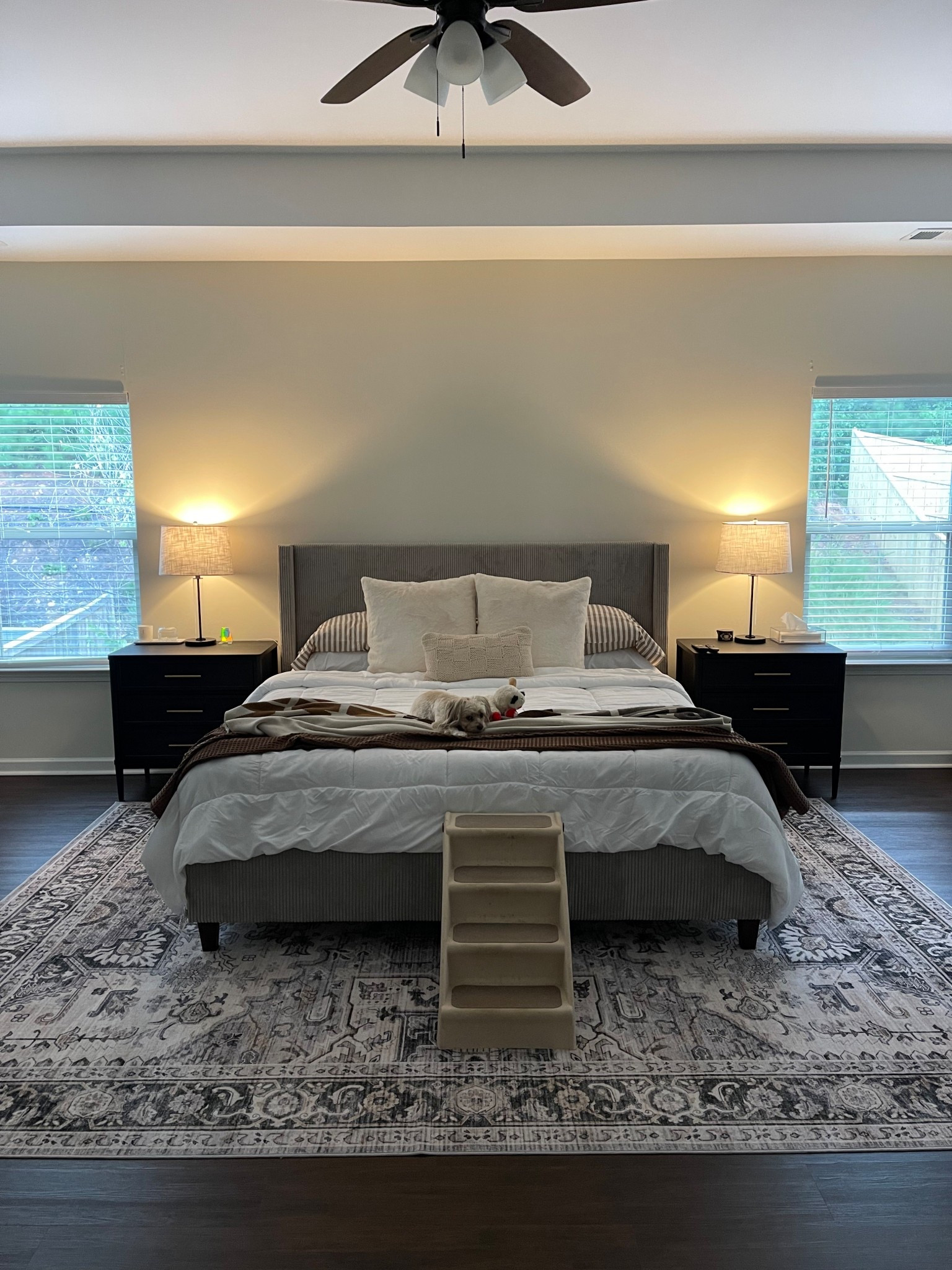 Bedroom setup!

Bed: Wayfair
Rug: Amazon
Nightstands: Walmart
Light: Walmart
Blanket: Rug
Monogram blanket: Baublebarr

#LTKFindsUnder100 #LTKHome #LTKStyleTip