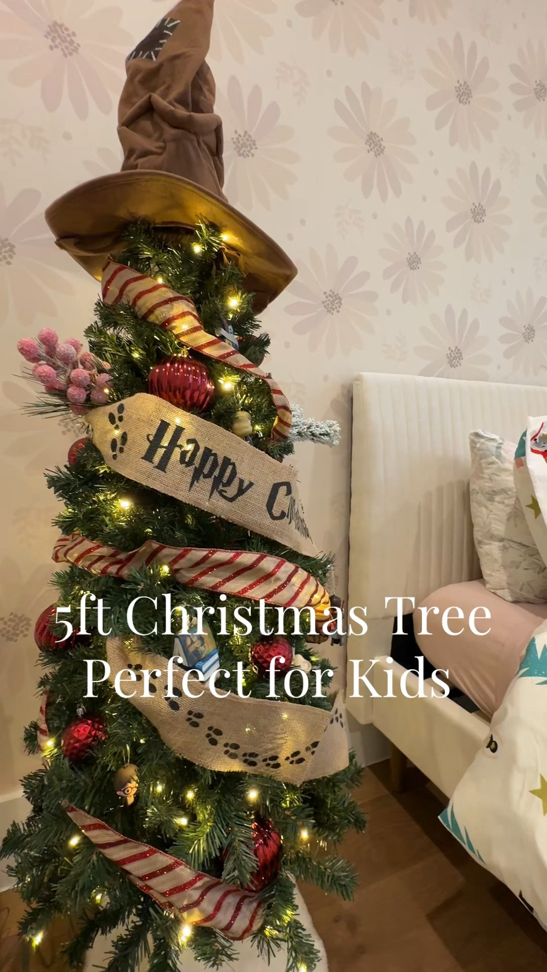 The cutest 5ft Christmas tree. This is perfect Christmas tree for small spaces like and apartment or kids room! 

#LTKSeasonal #LTKHoliday #LTKHome