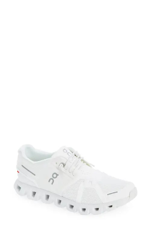 On Cloud 5 Running Shoe in Undyed White/White at Nordstrom, Size 6.5 | Nordstrom