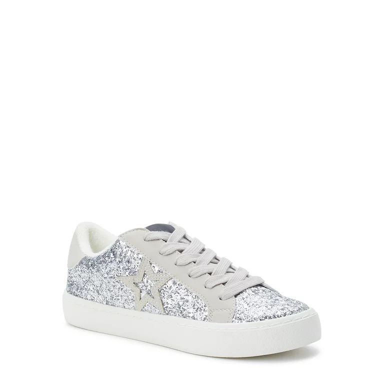 No Boundaries Women's Low Star Sneakers | Walmart (US)