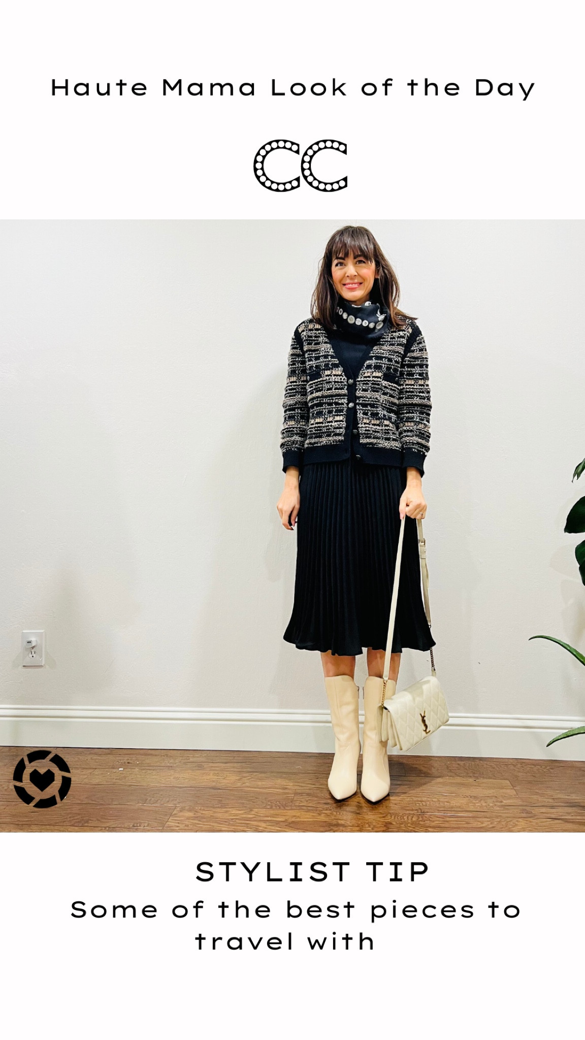 HAUTE MAMA LOOK OF THE DAY The best pieces to travel with are ones that do #doubleduty