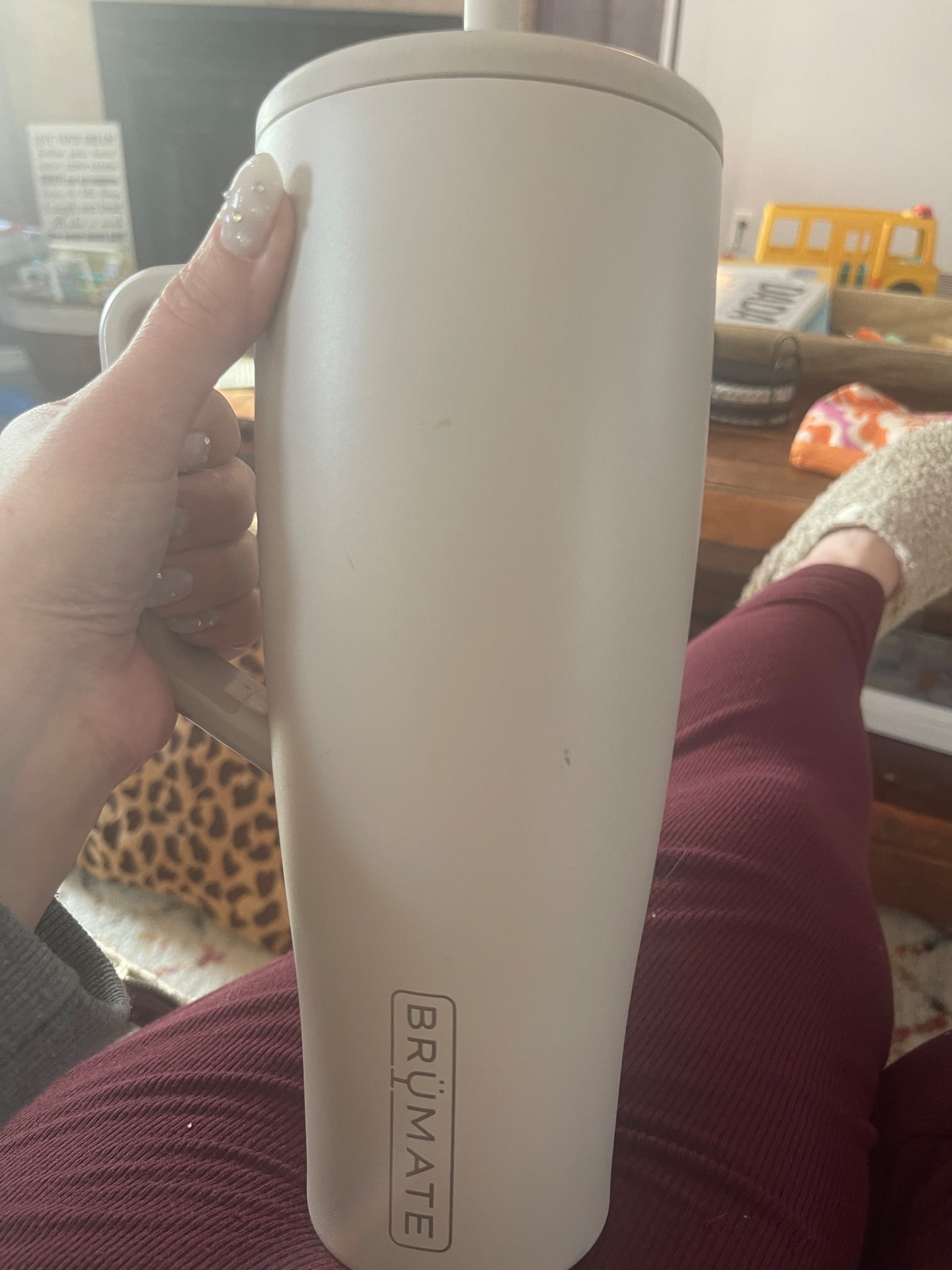 f you’re looking for the perfect insulated tumbler that actually keeps your drinks cold all day, this one is it 🤍 The BrüMate tumbler has quickly become my everyday go-to for iced coffee, water, and on-the-go drinks.

I love that it’s spill-resistant, insulated, and super cute for everyday use — whether I’m working from home, running errands, or throwing it in the car for a busy day. It keeps drinks ice cold for hours, doesn’t sweat, and the lid makes it so much easier to carry around without worrying about spills.

If you’re building your daily drink station or coffee bar setup, this is one of those viral drinkware finds that’s actually worth the hype. Perfect for iced coffee lovers, water goals, teacher life, work from home days, and busy mom routines.

✨ great for:
• insulated tumbler
• iced coffee cup
• stainless steel drinkware
• aesthetic coffee bar essentials
• everyday water cup
• viral drinkware finds

Everything is linked in my LTK so you can shop the exact one I’m using 🤍

#LTKselfcare #LTKActive #LTKfitnessgoals