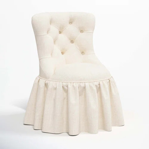 Birch Lane™ Minnie 25'' Wide Tufted Cotton Swivel Side Chair | Wayfair | Wayfair North America