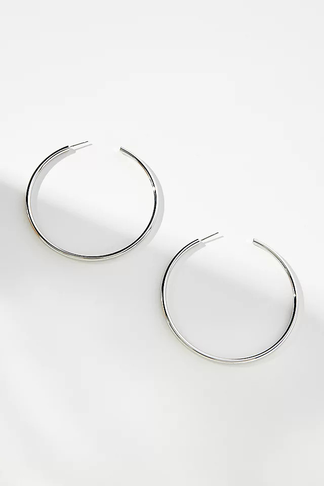 Large Tube Hoop Earrings | Anthropologie (US)