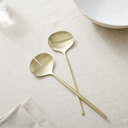 Sidney Stainless Steel Serving Utensils (Set of 2) | West Elm (US)