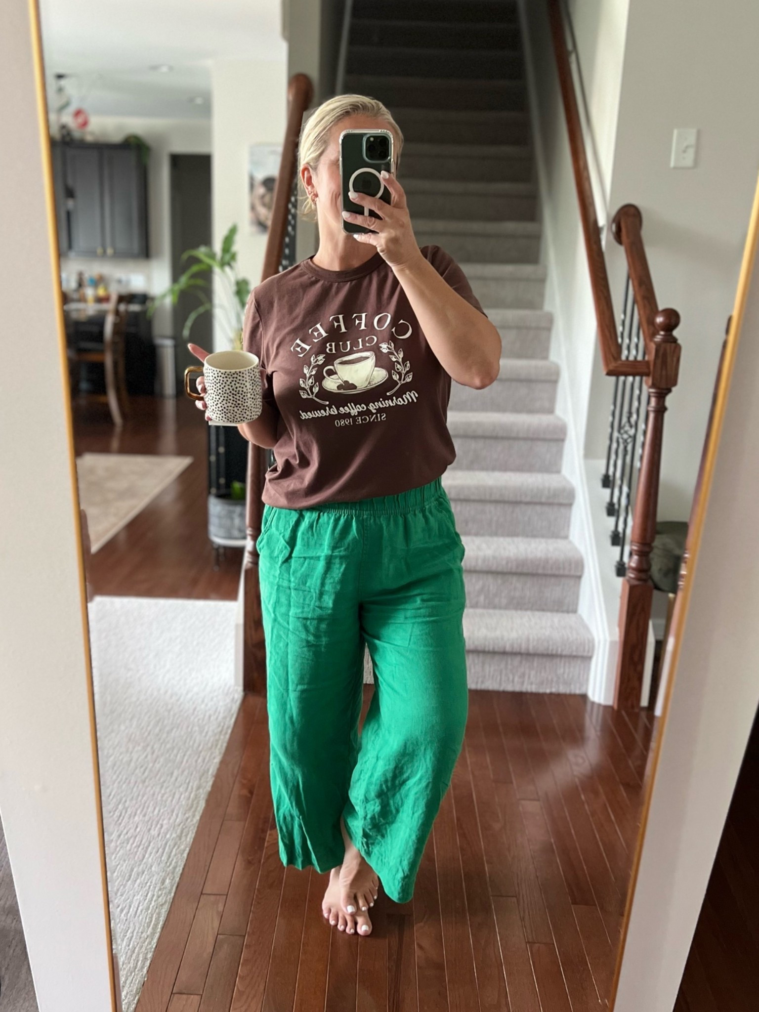 These pants are my summer staple. I bought them from TJ Maxx a few years ago but I always reach for them. I’ve linked some similar styles since I can’t find the exact ones.

#LTKOver40 #LTKMidsize #LTKstorytime