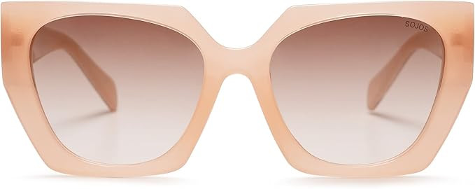 SOJOS Trendy Oversized Polarized Sunglasses Womens Big Square Cateye Sunnies, Lentes de sol para ... | Amazon (US)