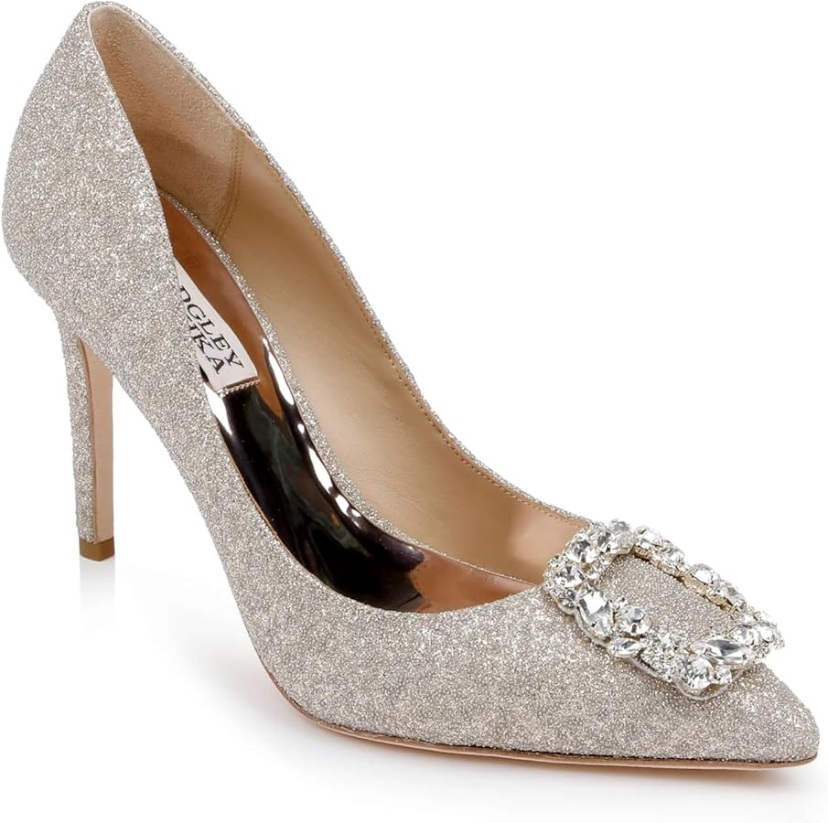 Badgley Mischka Women's Cher Pump - Women's Pumps with 3.75" Stiletto Heels | Amazon (US)