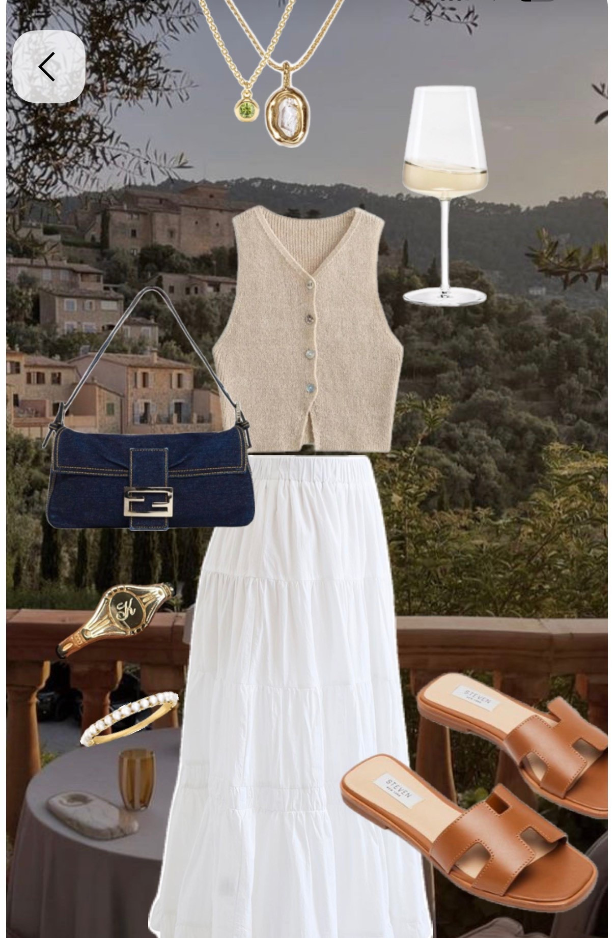 Spring outfit this is also a perfect vacation outfit for wine tasting or a early brunch. 

#LTKSeasonal #LTKTravel #LTKootd