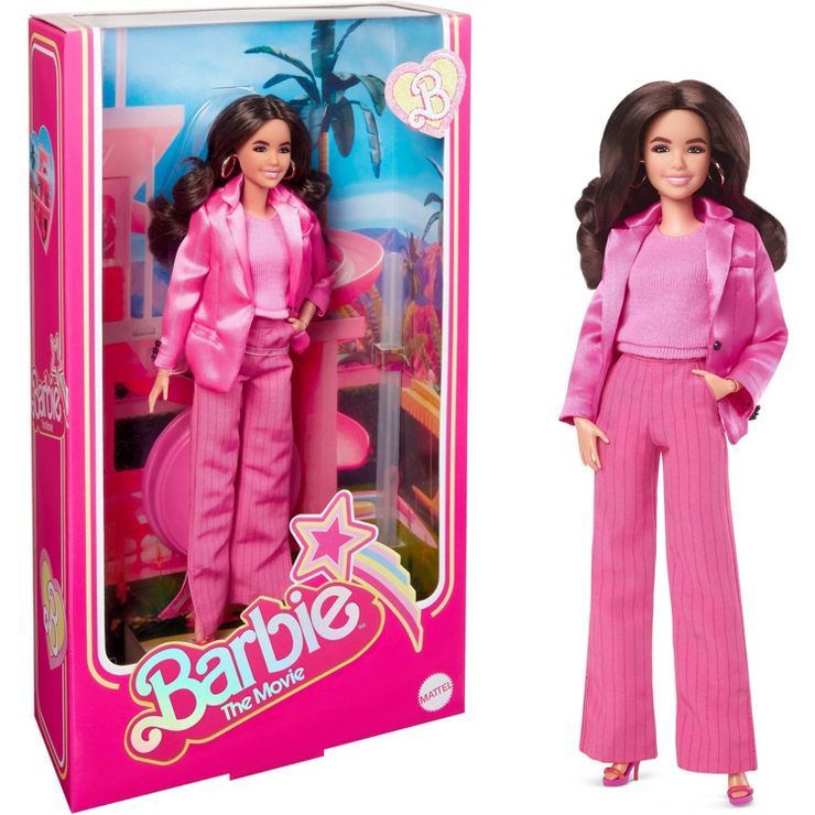 Barbie: The Movie Collectible Gloria Doll Wearing Pink Power Pantsuit | Target