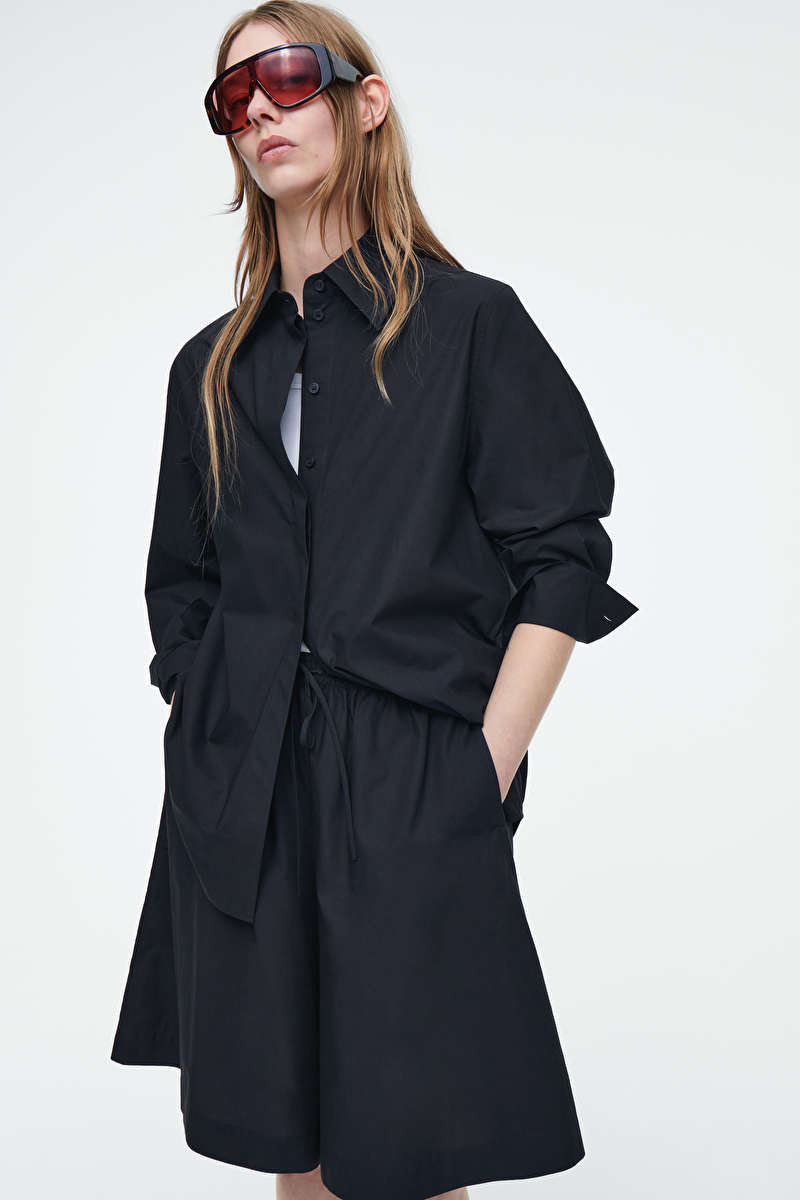 COTTON DRAWSTRING SHORTS | COS (US)