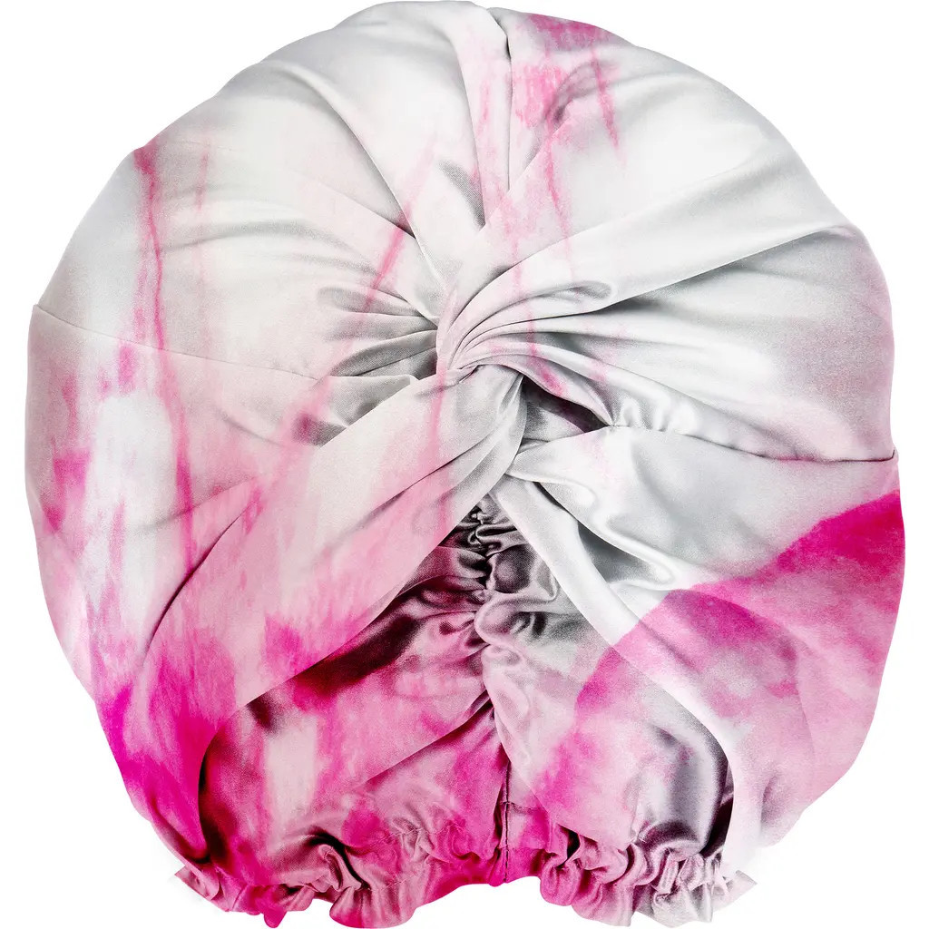 BLISSY Mulberry Silk Hair Bonnet in Pink Tie-Dye at Nordstrom Rack | Nordstrom Rack