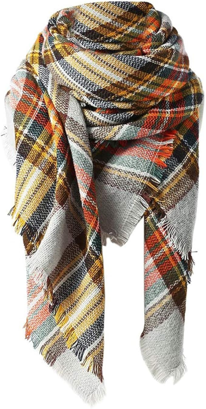 Spring Fever Stylish Warm Blanket Scarf Gorgeous Wrap Shawl | Amazon (US)