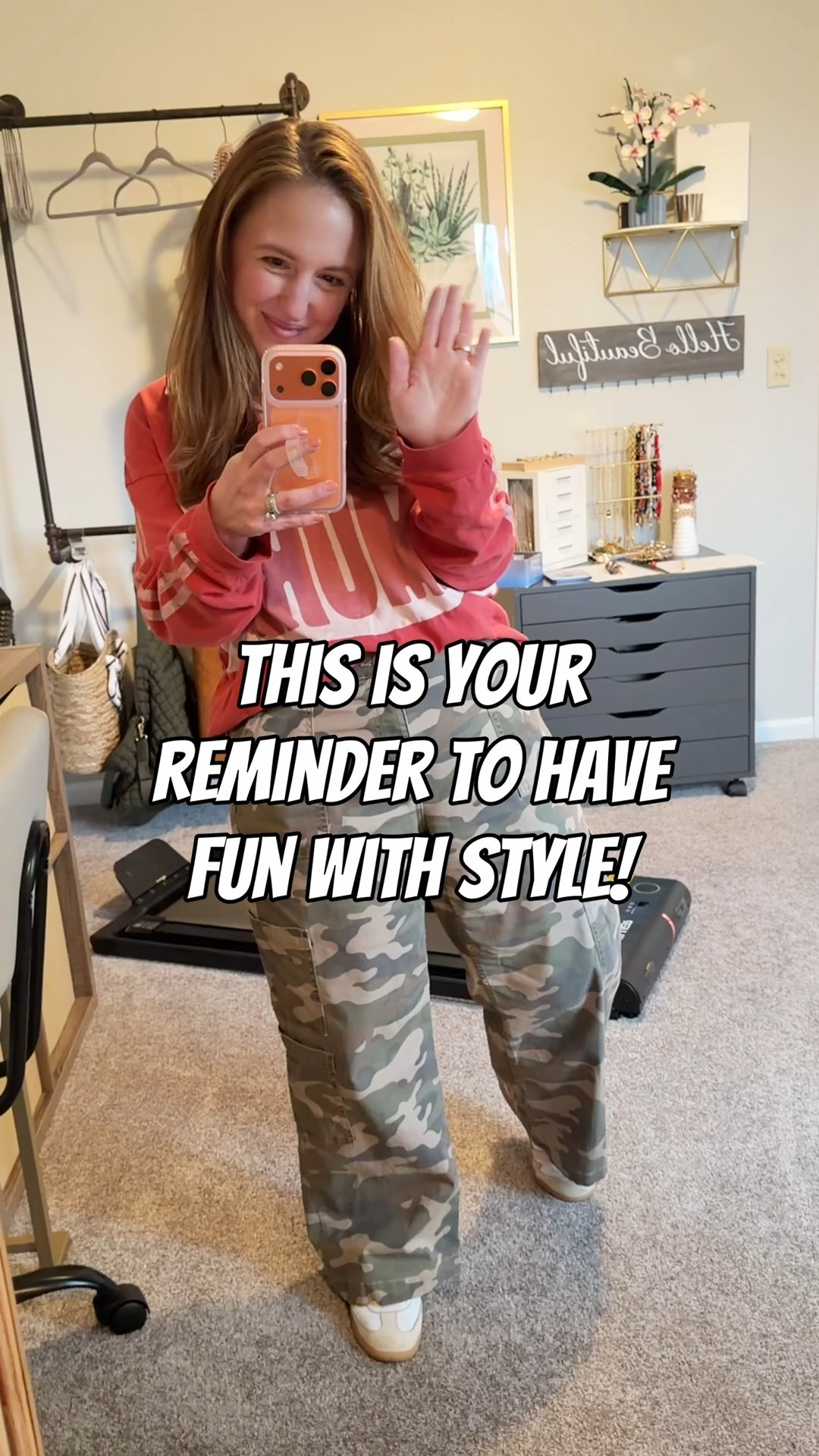 Hi!  Just a friendly reminder that if it makes you happy and it feels good, you should wear it! 🫶

It felt especially good to get dressed today after a week of not feeling well and living in pajamas!  This is what I was planning to wear on Valentine’s Day, however, I love the red and camo combo so much, you may just see this outfit “off season!"

#LTKootd #LTKdayinmylife #LTKgrwm