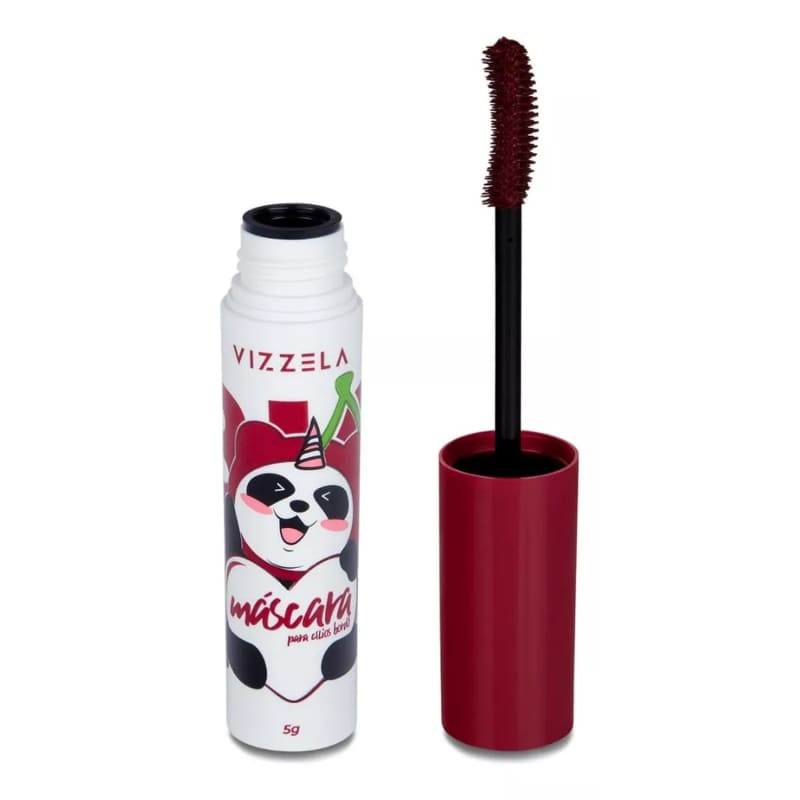 Máscara para Cílios Bordô Big No Panda Cherry Vizzela | Beleza Na Web (BR)