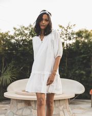 Nevah Mini Dress | White | Cleobella LLC