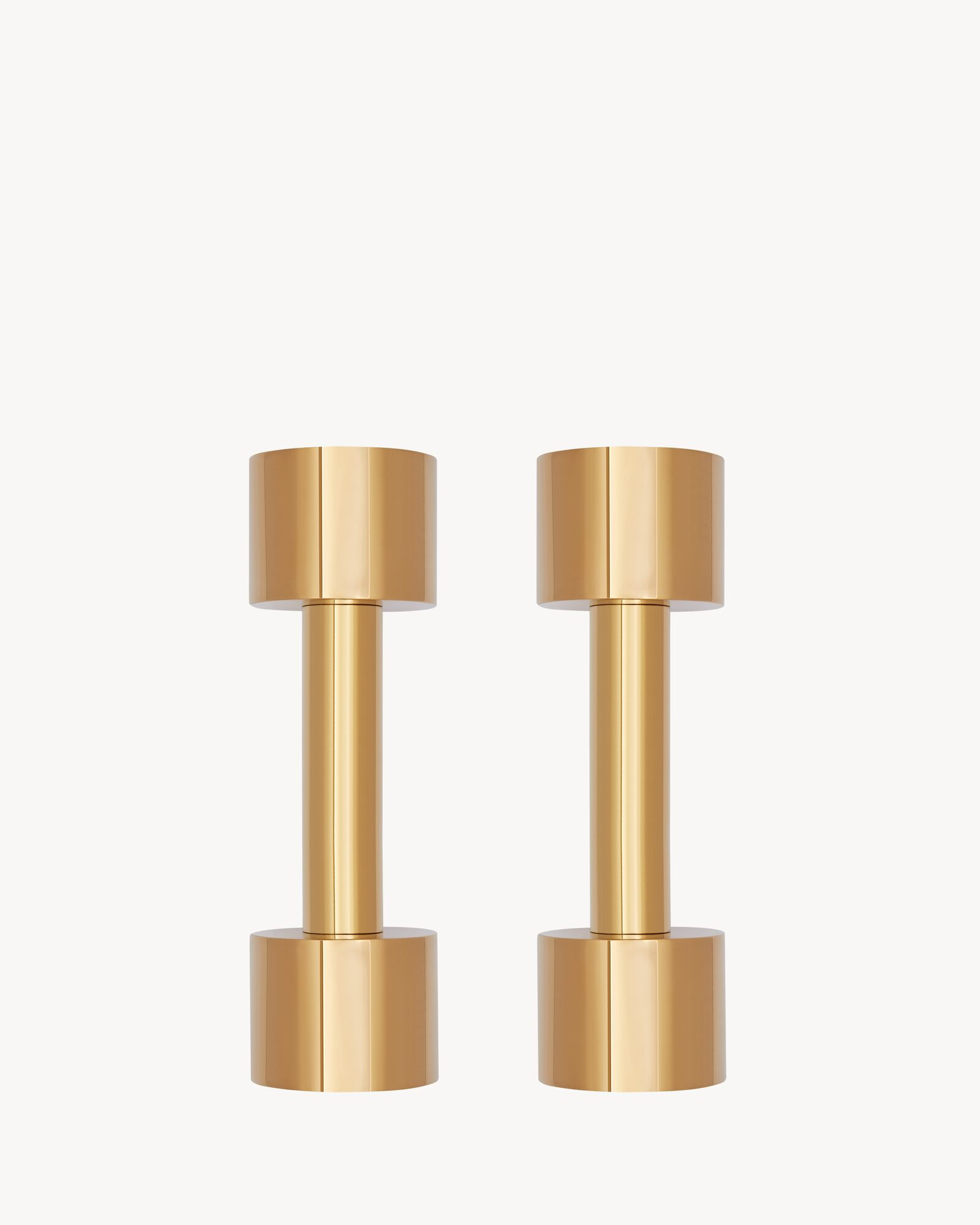 dumbbells in brass | Saint Laurent Inc. (Global)