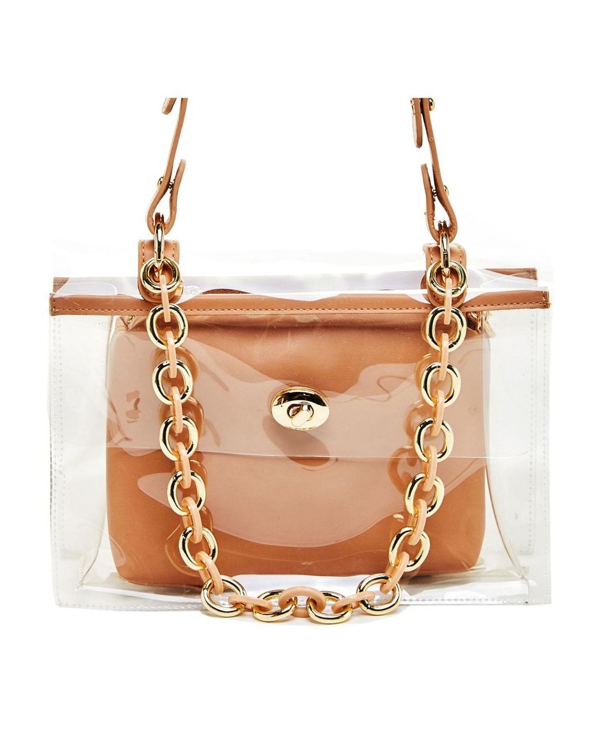 Like Dreams Clear Chain Embellished Shoulder Bag | Macys (US)