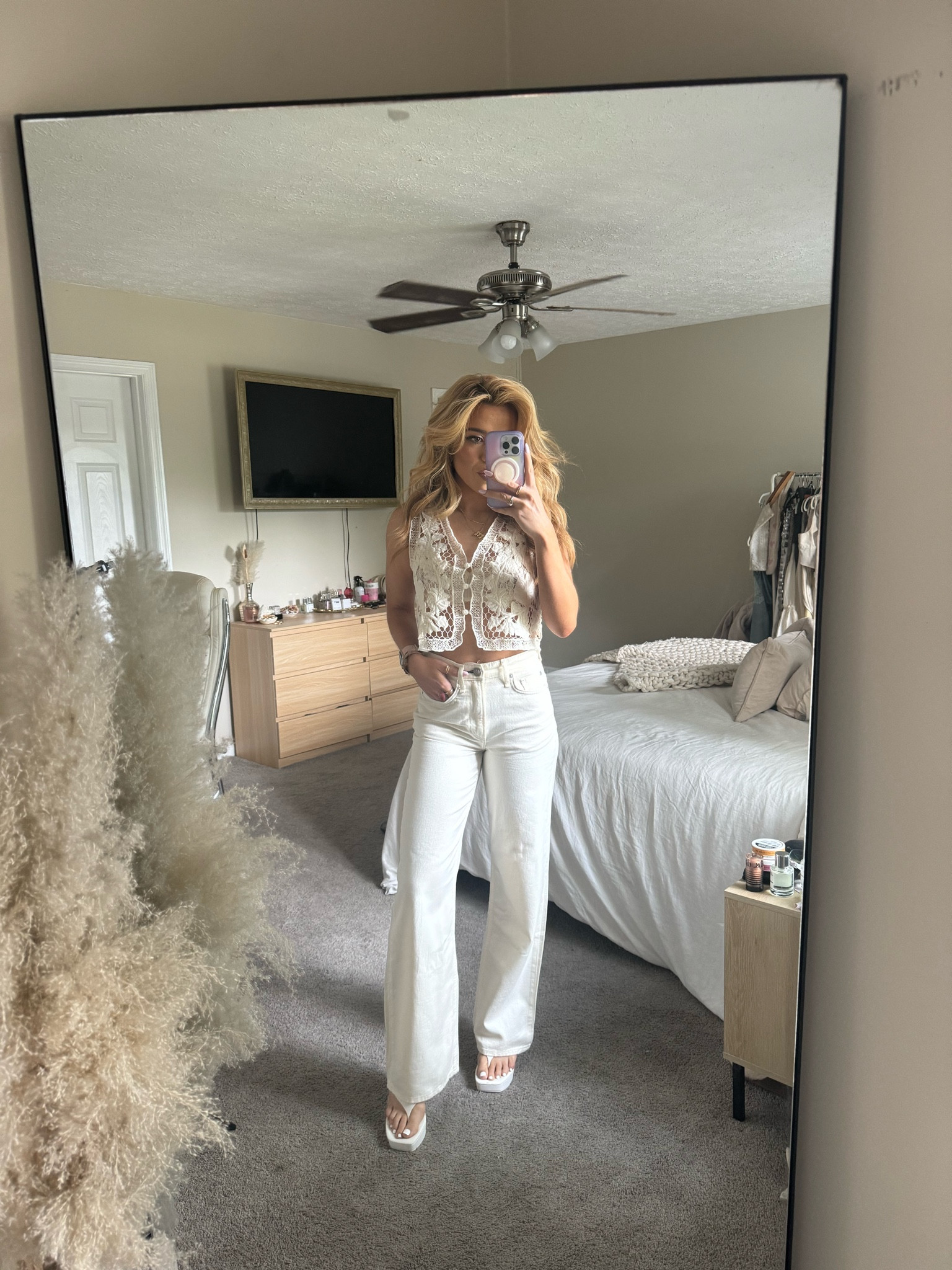 Wearing size 24 in jeans and Xs in the top! 

#LTKTravel #LTKStyleTip