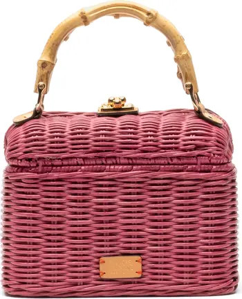 Frances Valentine Hannah Woven Wicker Lunchbox | Nordstrom | Nordstrom