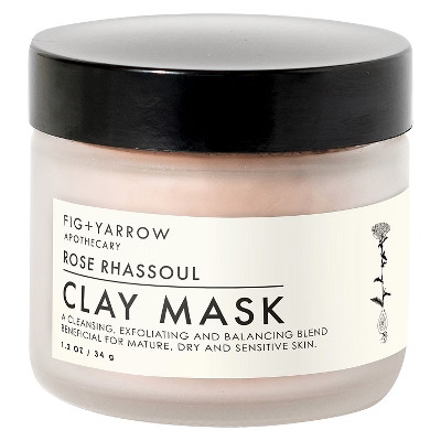Fig+Yarrow Rose Clay Mask, 1.2oz | Target