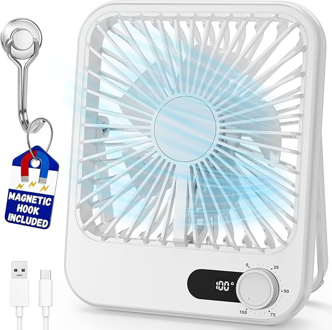 Portable Travel Fan for Cruise Approved, Cruise Essentials 2026 Rechargeable Fan100 Speed Wind Ad... | Amazon (US)
