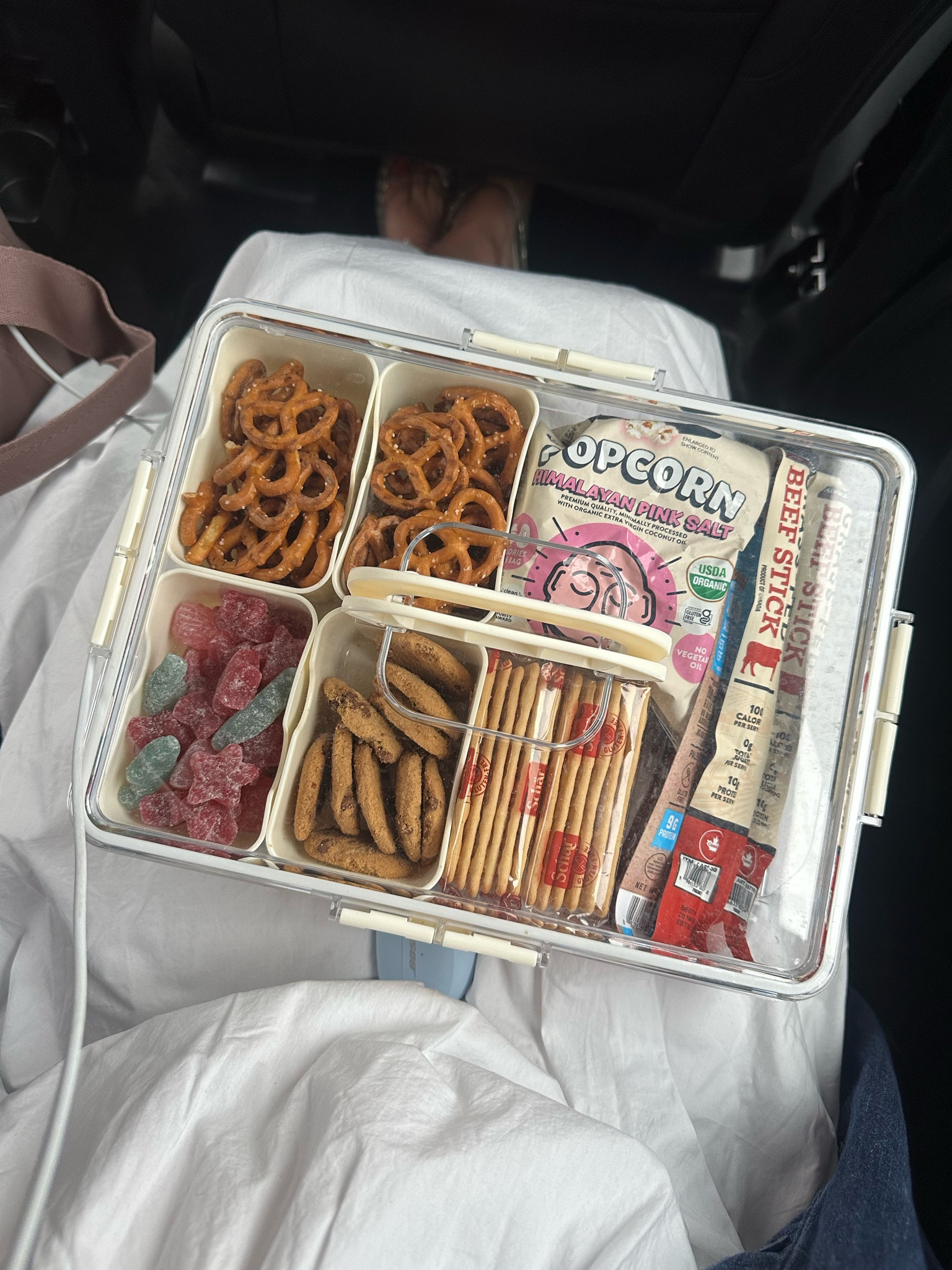 Snackle Box Container, Dishwasher Safety - Divided Serving Tray with Lid and Handle, Charcuterie Board for Portable Snack Platters - Clear Organizer for Fruits Snacks,Perfect for Road Travel

#LTKTravel #LTKHome #LTKfoodie