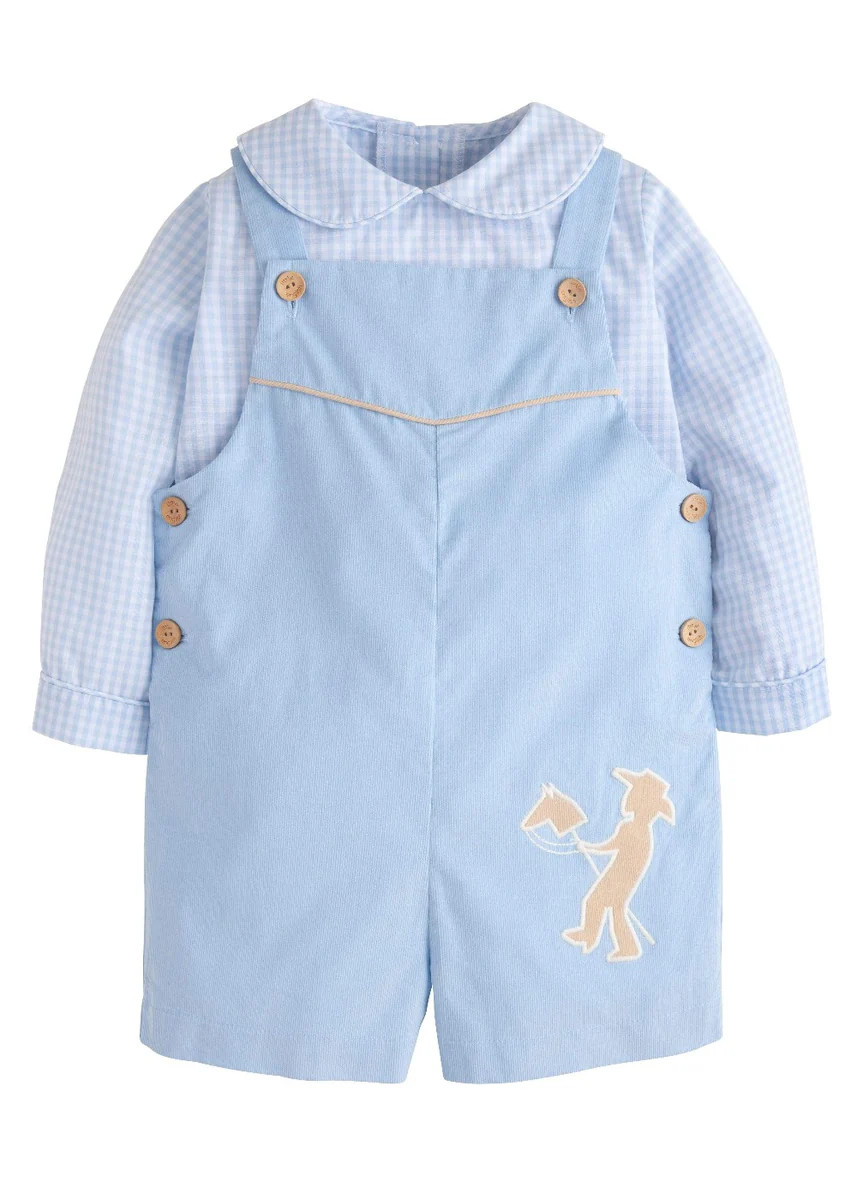McCall Shortall Set - Light Blue Corduroy | Little English