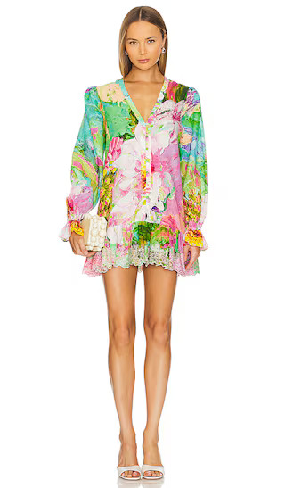 Mini Dress in Multicolor, Floral Mini Dress, Resort Dresses, Beach Fashion, Summer Style | Revolve Clothing (Global)