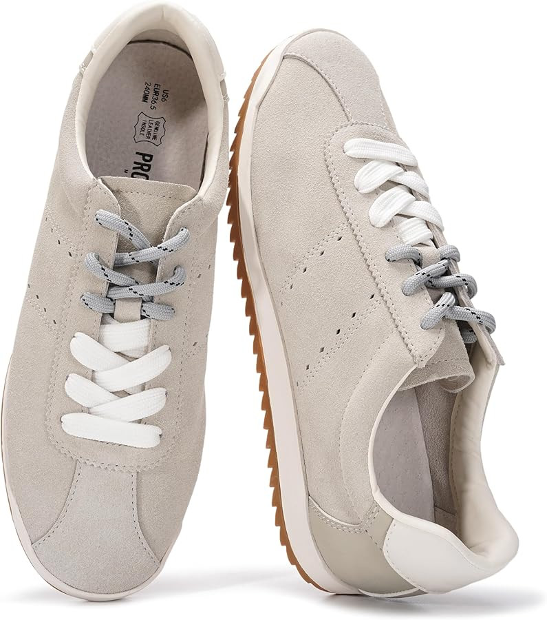 Project Cloud Genuine Leather Sneakers for Women – Womens Sneakers with Memory Foam Insole – ... | Amazon (US)